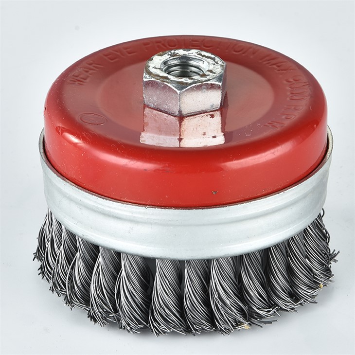 Krtača z zavozlano skodelico 2,5 palca DELUN